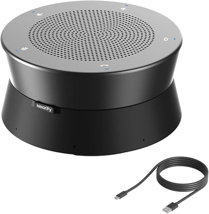 NEARITY A11 Conference Speaker and Microphone, 4 Mics USB Speakerphone by Nearity