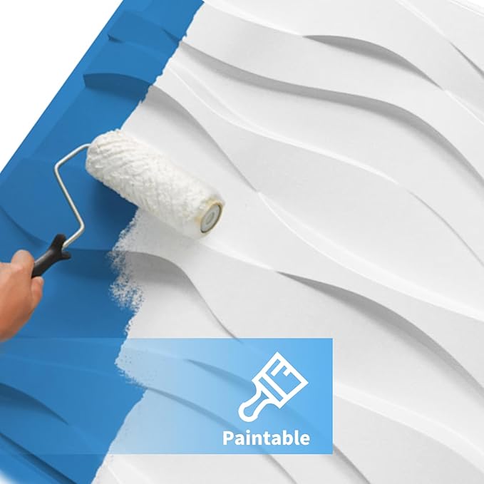 Art3d Decorative 3D Wall Panel, 32 Sq.FT PVC Interior Wall Decor - Image 4