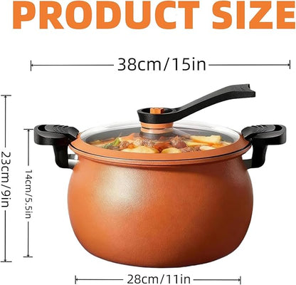 Multifunctional Large Capacity Non-stick Pressure Cooker, 8Qt Electric Pressure - Image 5