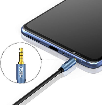 MillSO Headset Splitter for 2 TRRS Headphones or Mics 3 Feet 3.5mm Jack Adapter - Image 6