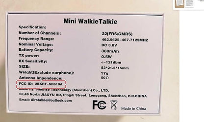 Mini Walkie Talkies Rechargeable - Image 8