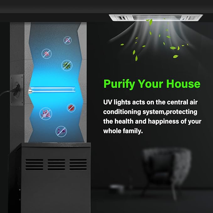 COOSPIDER 18W HVAC UV Light, Air Purifier - Image 3