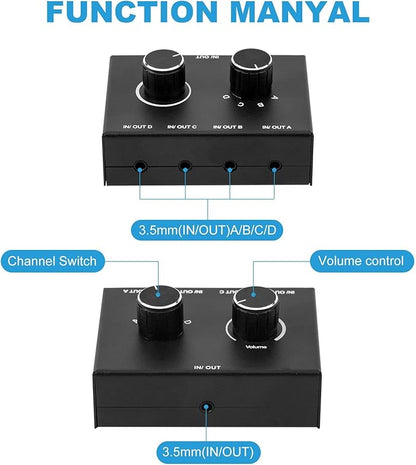 AV Access 4 Port Audio Switcher - Image 3