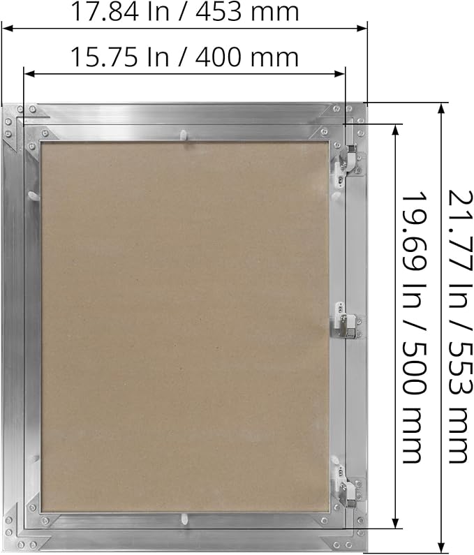 16" x 20" Inch Aluminum Drywall Access Panel - Image 5