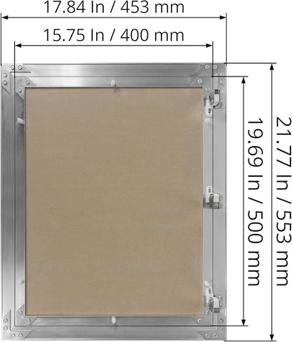 16" x 20" Inch Aluminum Drywall Access Panel - Image 5