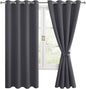 Hiasan Blackout Curtains for Bedroom, 52 x 63 Inches Length by Hiasan