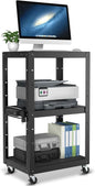 auto dynasty adjustable av cart w/power strip, 4, main product view