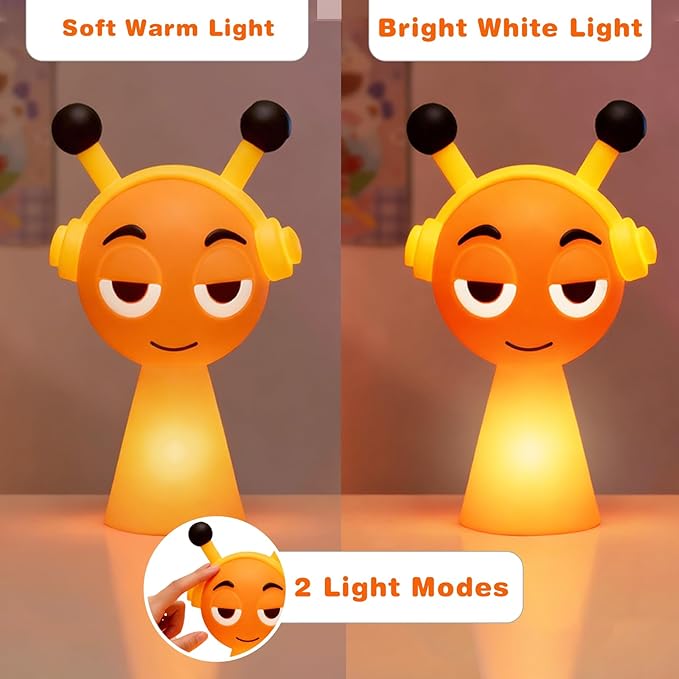 FlyPigInk Tap Night Light for Kids, Cute Ambient Lamp - Image 4