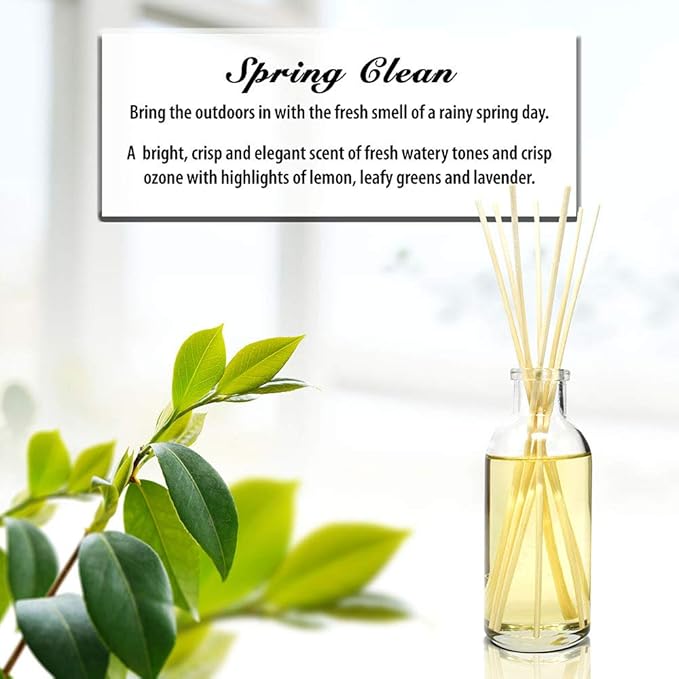 Urban Naturals Spring Clean Reed Diffuser Oil Set | Fresh, Crisp Fragrance of - Image 3