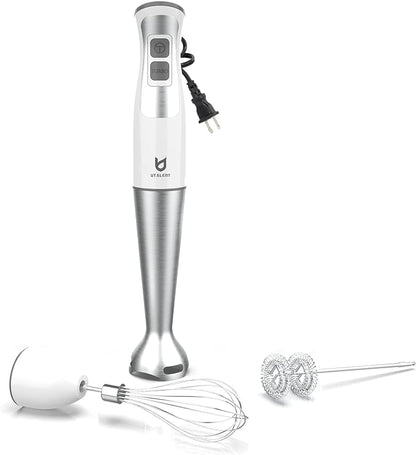 Immersion Hand Blender, UTALENT 3-in-1 8-Speed Stick Blender by Utalent
