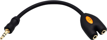 zdyCGTime 3.5mm Headphone Y Splitter Cable 3-Pole 3.5mm AUX Male to 2 Port - Image 5