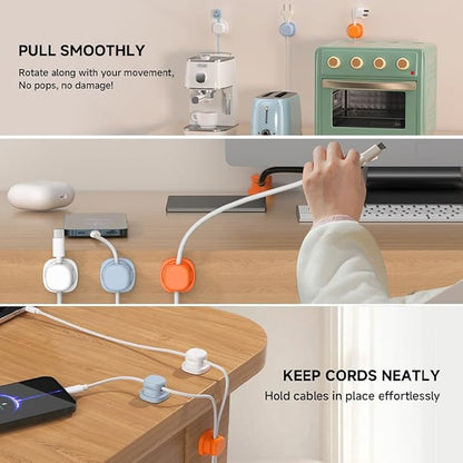 Magnetic Cord Organizer Holder, Upgrade Cord Holder - Image 7