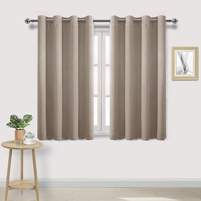 DWCN Curtains 54 Inches Long, Thermal Blackout by DWCN