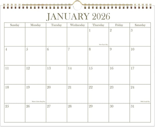 2026 Calendar - 2026-2027 Wall Calendar from January 2026 - June 2027, 18 by Runtioval