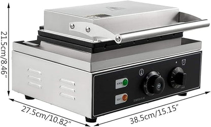 CNCEST Commercial Sandwich Maker, Electric Sandwich Machine Toaster and - Image 3
