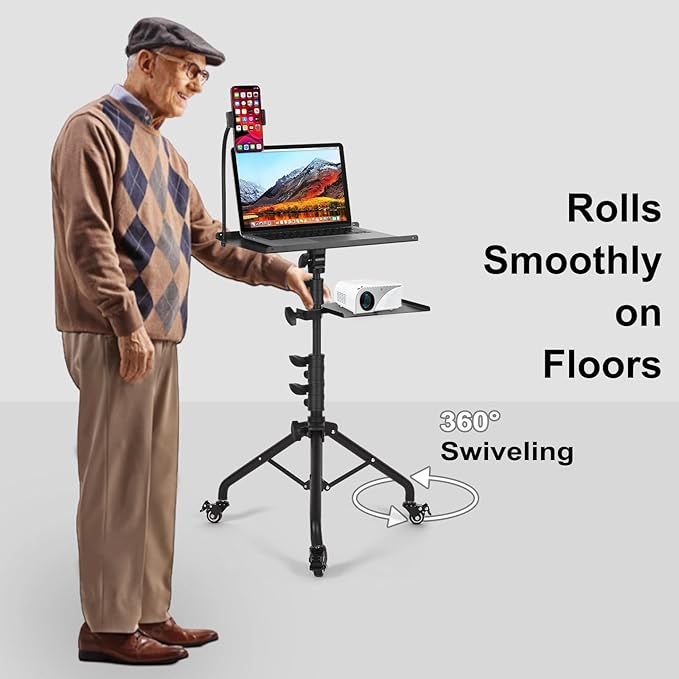 Tossbiss Laptop Tripod on Wheels - Image 7