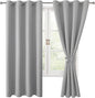 Hiasan Blackout Curtains for Bedroom, 52 x 63 Inches Length by Hiasan