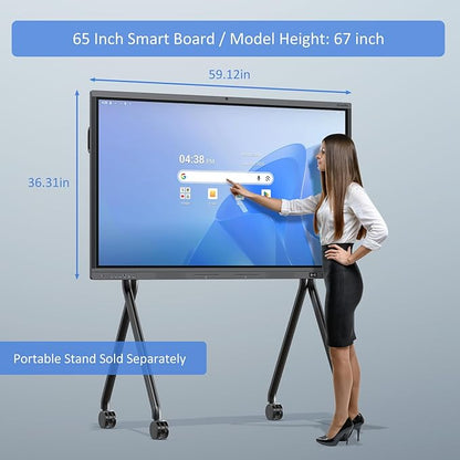 Shiarffe X5 Smart Board 65 Inch 4K Interactive Whiteboard Google EDLA-Certified - Image 9