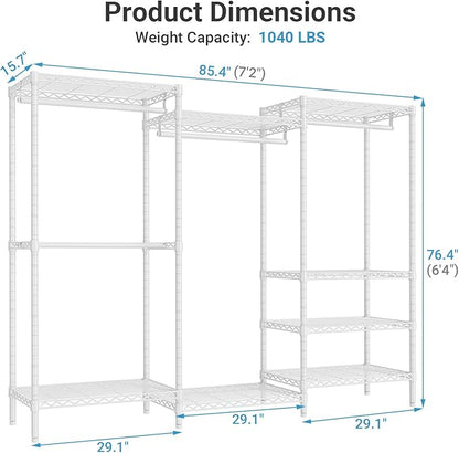 VIPEK V5 Plus Portable Closet Wardrobe Heavy Duty Clothes Rack, Large Free - Image 6