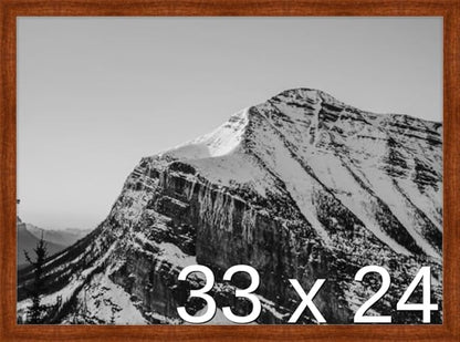 Frame It Easy 33 x 24 Russet Wood Frame by FrameItEasy