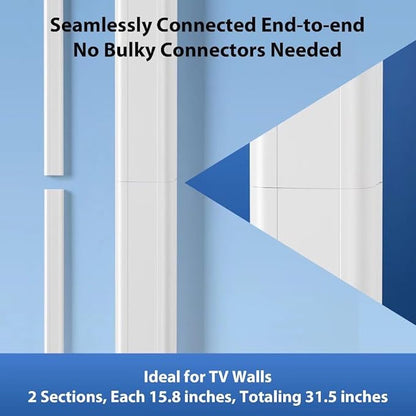 Cord Cover Wall 32in, TV Cord Hider - Image 4