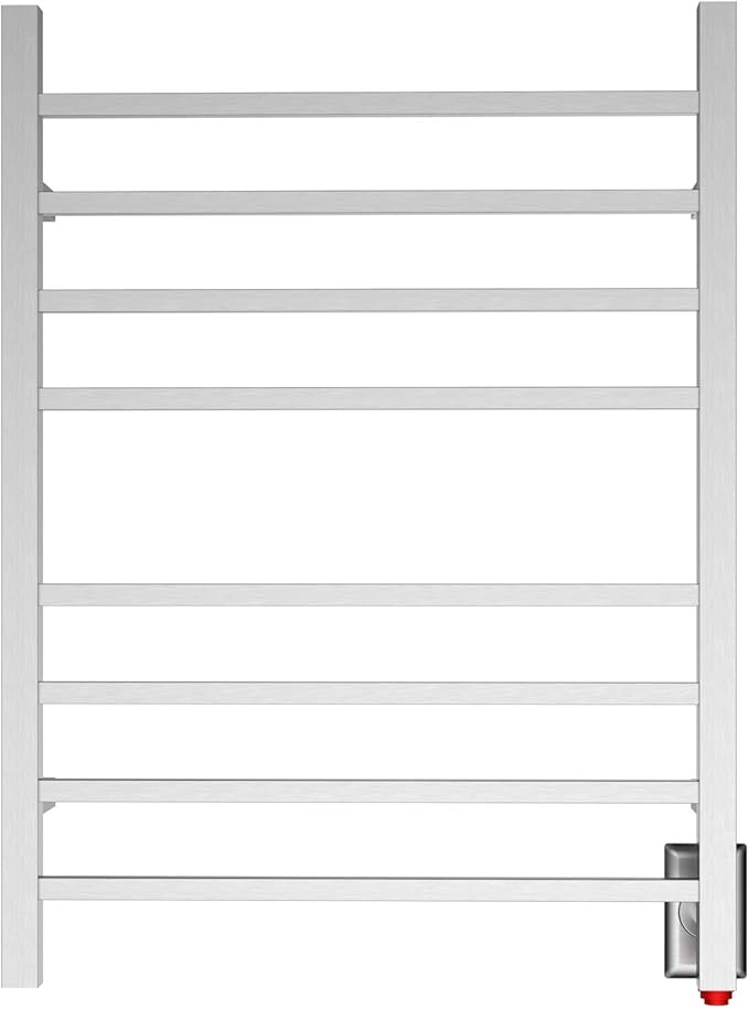 HEATGENE Towel Warmer, Heated Towel Warmer Rack, Wall-Mounted Hardwired/Plug-in by HEATGENE