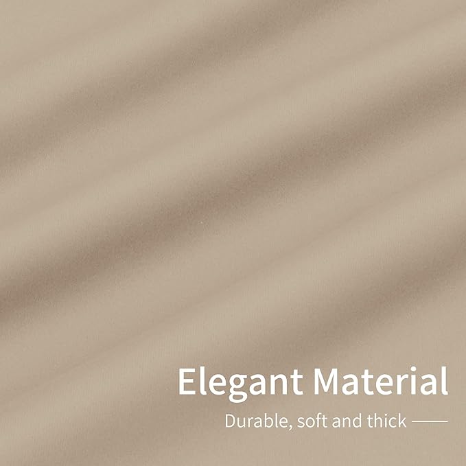 Easy-Going Blackout Curtains for Bedroom, Solid Thermal Insulated Grommet and - Image 6