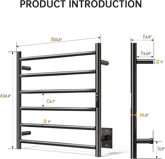 Towel Warmer Rack, Heated Towel Racks - Image 6