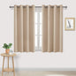 DWCN Beige Curtains for Bedroom, Thermal Room Darkening Curtains for Living Room by DWCN