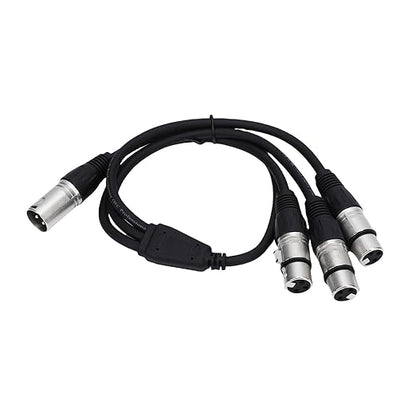 Estink XLR Splitter Cable 3 Pin Male to 3 Female Y Splitter - Image 4