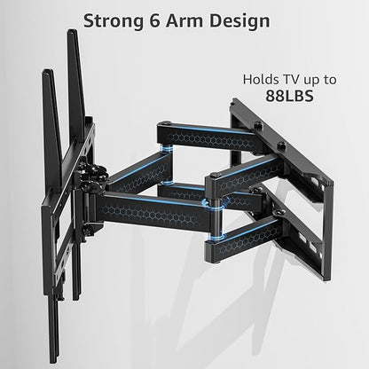 MOUNTUP UL Listed TV Wall Mount, Full Motion TV Mount - Image 4