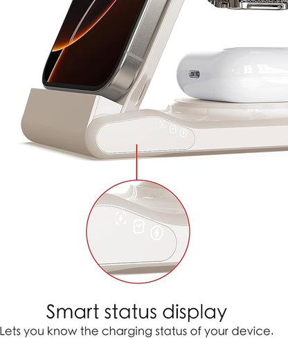 3 in 1 Charging Station for Multiple Devices, Travel Wireless Charging Station - Image 6