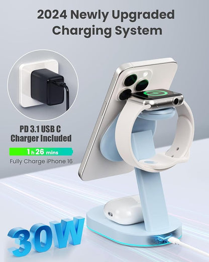 3 in 1 Wireless Charger Charging Station - Image 3