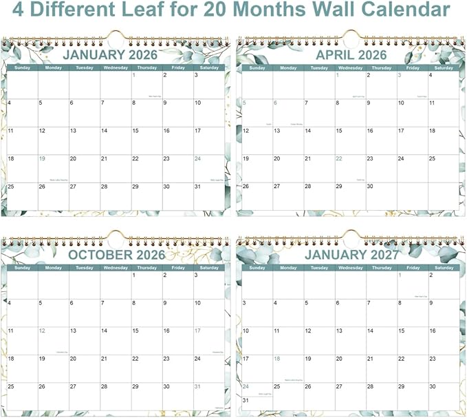 2026 Calendar, Wall Calendar 2026 from January 2026 - Image 4