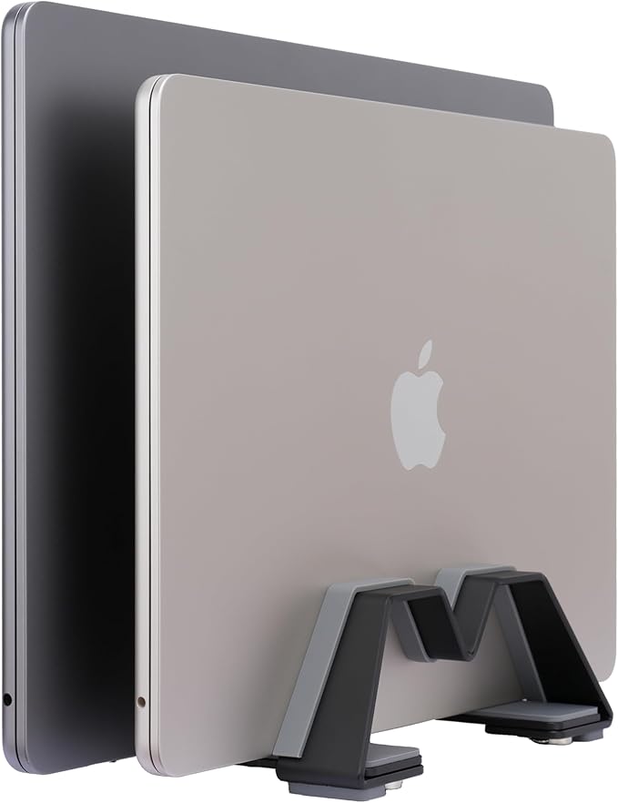 Adjustable Dual Vertical Laptop Stand - Image 2