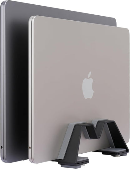 Adjustable Dual Vertical Laptop Stand - Image 2