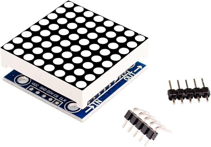 Azuocn 5PCS MAX7219 8x8 Dot Matrix LED Display Module 5V MCU Control MAX7219 - Image 5
