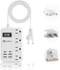European Travel Plug Adapter, US to Europe Travel Power Strip by Beeiker-BetterHelperforYou