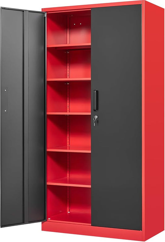 Metal Storage Cabinet-71” Tall Steel File Cabinets by Fesbos