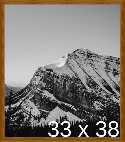 Frame It Easy 33 x 38 Hazel Wood Frame by FrameItEasy