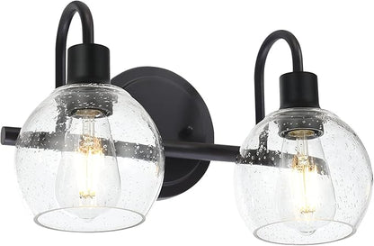 WINSHEN Black 2-Lights Wall Sconce Lighting - Image 2
