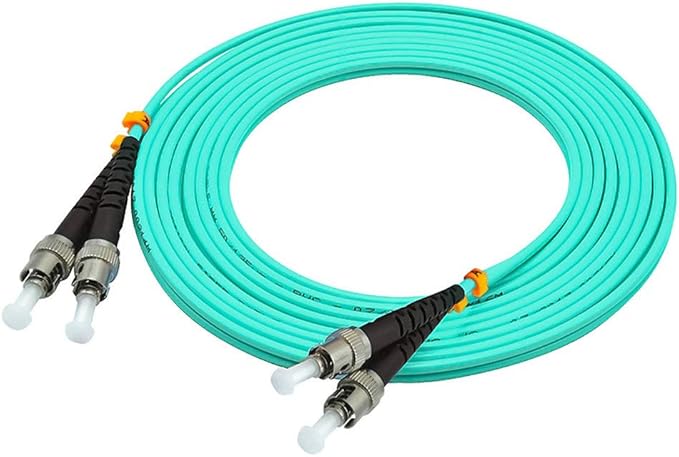 Jeirdus 3Meters 10ft ST to ST Duplex 50/125 10G OM3 Multi-Mode Fiber Optic - Image 4