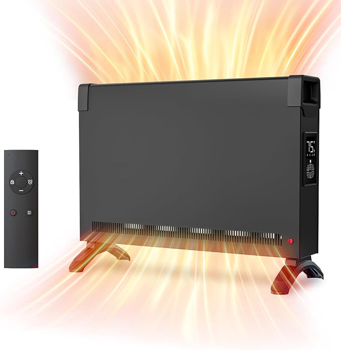 1500W Convection Panel Heater, Electric Space Heaters by Kucreiheat