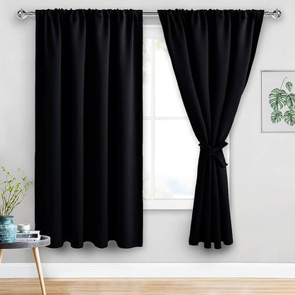 JIUZHEN Blackout Curtains for Bedroom by JIUZHEN