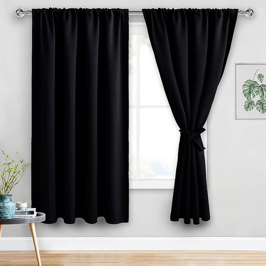 JIUZHEN Blackout Curtains for Bedroom by JIUZHEN