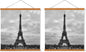 FALAMON 2 Pack Magnetic Poster Hanger Frame, 12x16 12x18 12x24 Teak Wood Magnet Poster Frame for Hanging Posters, Prints, Photos, Pictures, Maps, Scrolls, and Canvas Artwork