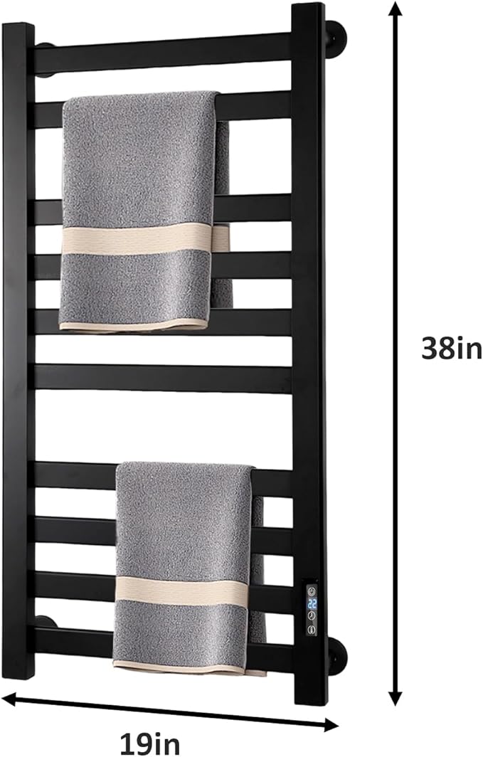 Heated Towel Rack for Bathroom Towel Warmer Racks Wall Mounted - Image 7