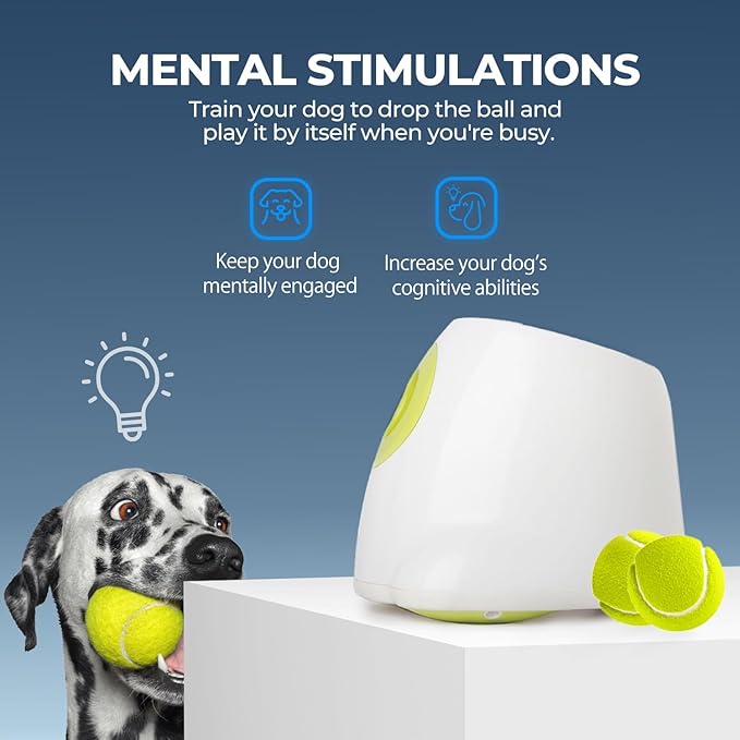 ALL FOR PAWS Automatic Dog Ball Launcher for Medium to Large Dogs, Interactive - Image 2