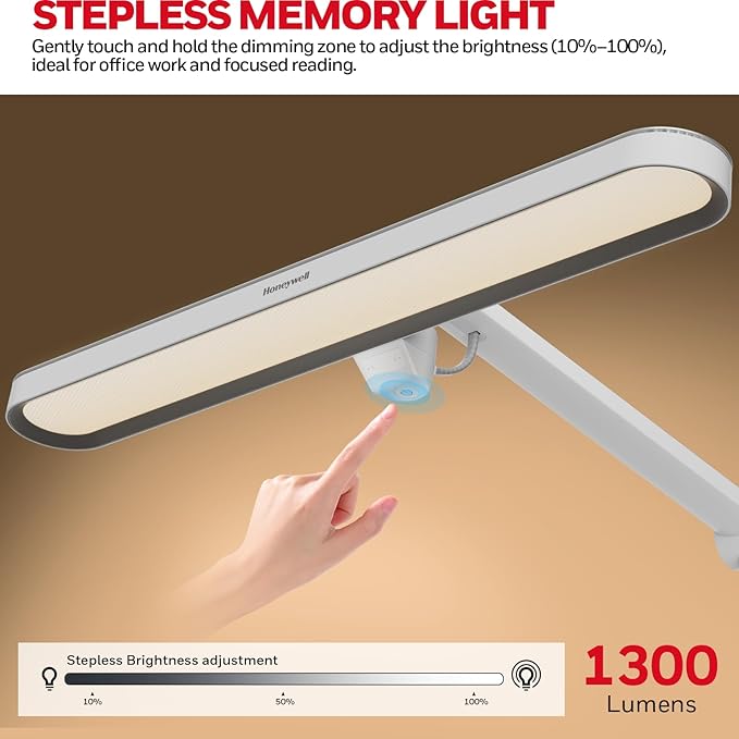 Honeywell LED Desk Lamp with Clamp - Image 3