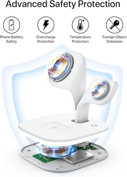 EXW for Magsafe Charger Stand, Charging Station for Multiple Devices, Wireless - Image 7